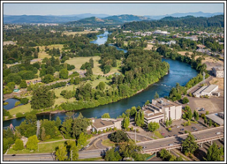 Willamette River, Downtown Eugene, Oregon