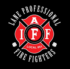 Lane Professional Fire Fighters 851 Logo